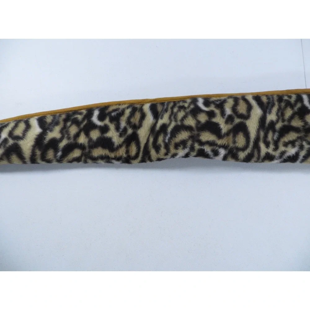 Vintage Leopard Print Fleece Purple‎ Satin Lined Rifle Shotgun Sock Case Bag 52